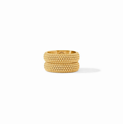 Beaded Eternity Duet Ring: Size 9