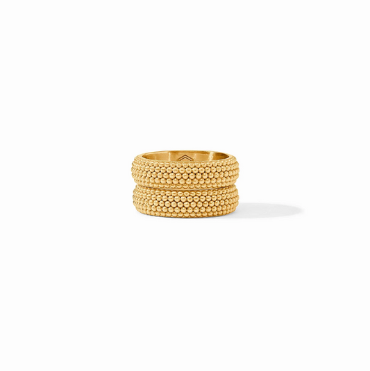 Beaded Eternity Duet Ring: Size 9