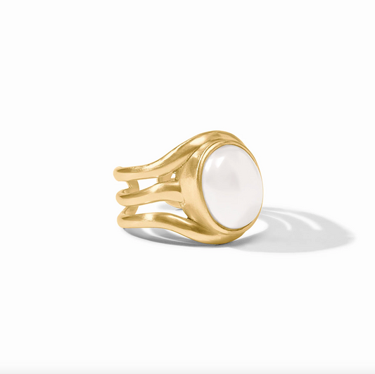 Wave Stone Ring