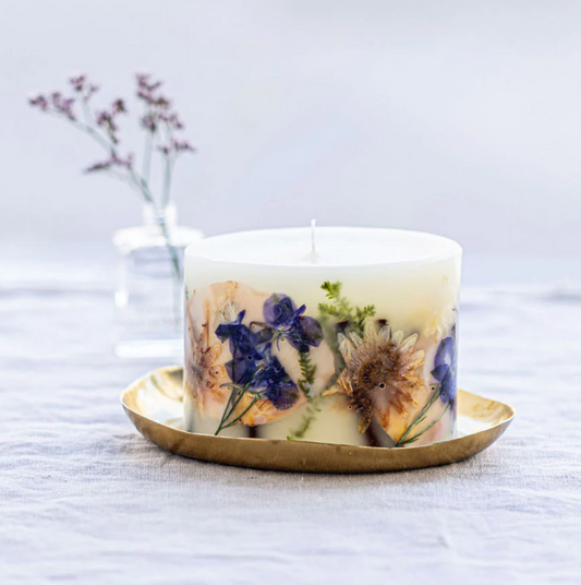 Vanilla Rain Petite Oval Botanical Candle