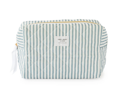 Blue Cosmetic Pouch Set