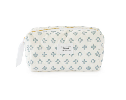 Blue Cosmetic Pouch Set