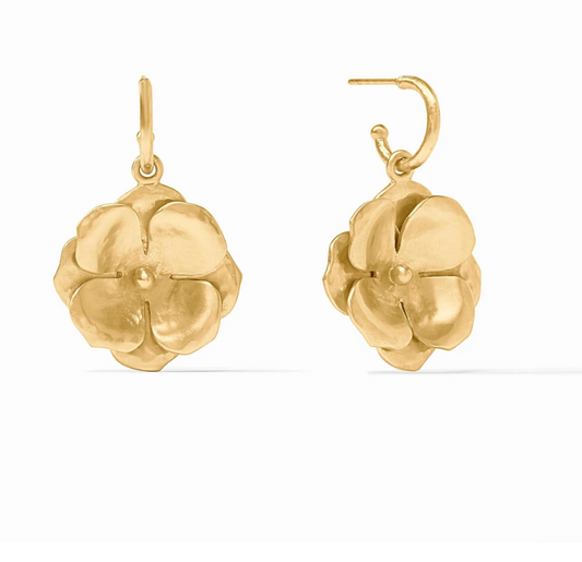 Bloom Hoop & Charm Earring
