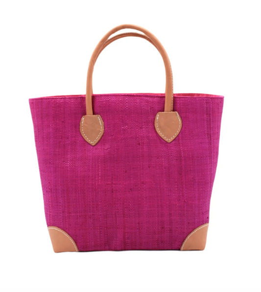 Augustine Straw Basket Bag- Small