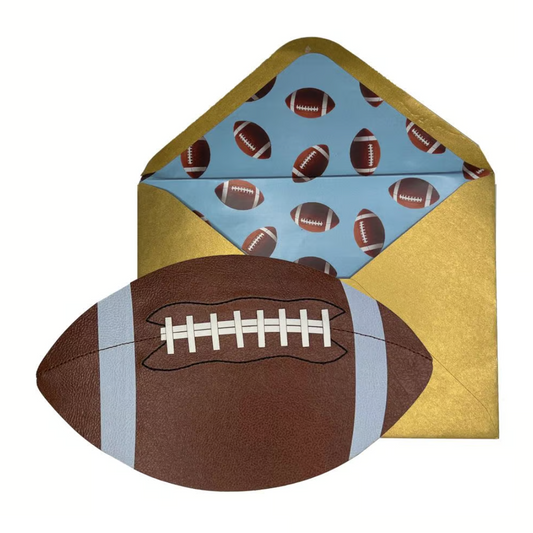 Die-Cut Football Birthday