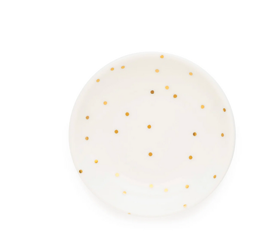 Round Scatter Dot Trinket Tray