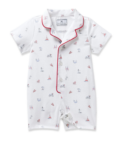 Baby's Twill Summer Romper in Coastal Charms