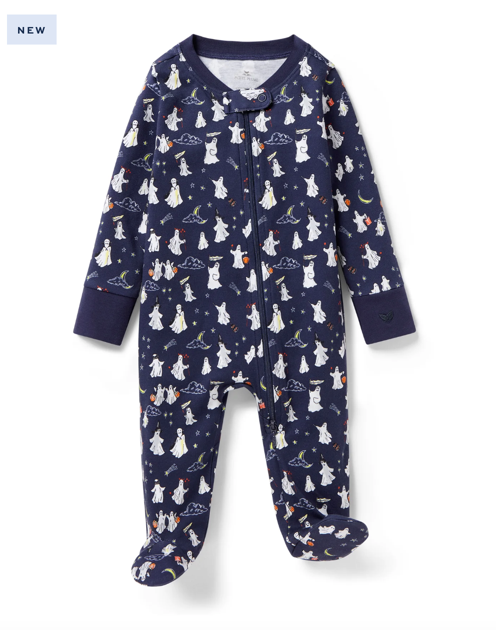 Baby's Pima Romper in Spooky Slumber