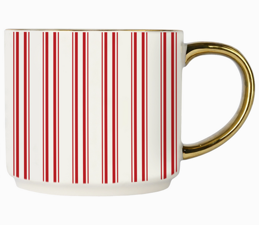 Red Stripe Coffee Mug