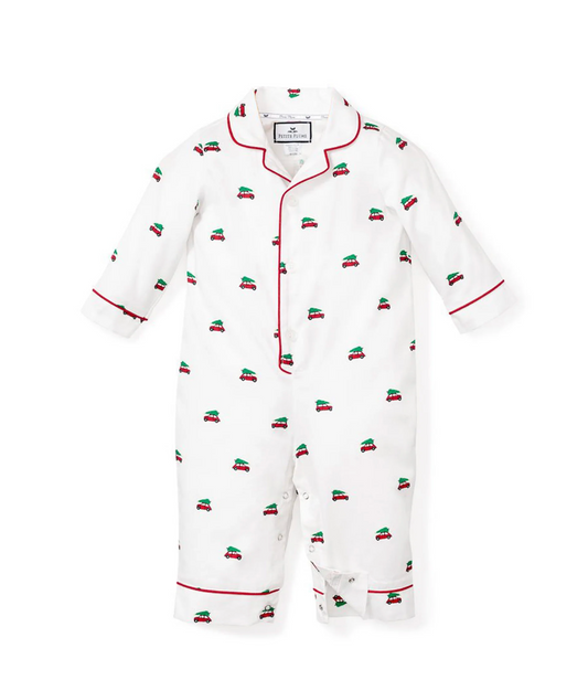 Baby's Twill Romper in Holiday Journey