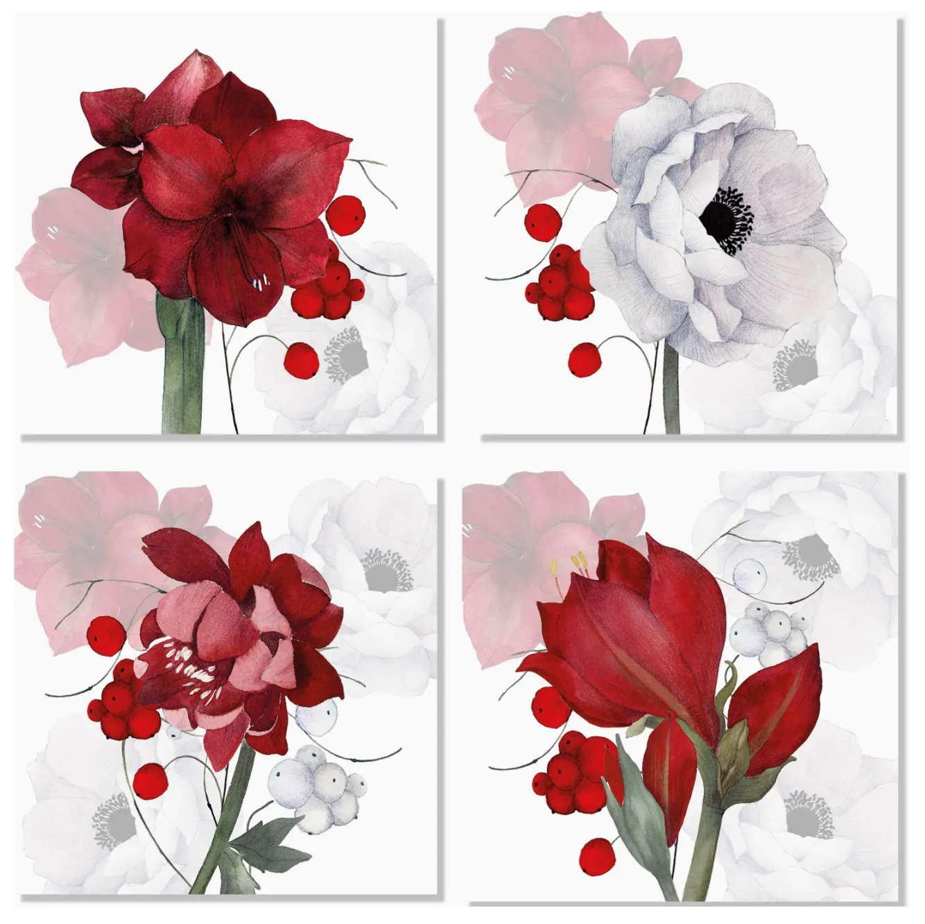 Napkins - Anemoni Set of 4