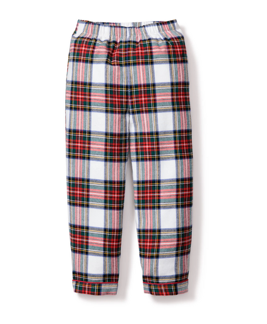 Kid's Brushed Twill Pajama Pant in Balmoral Tartan