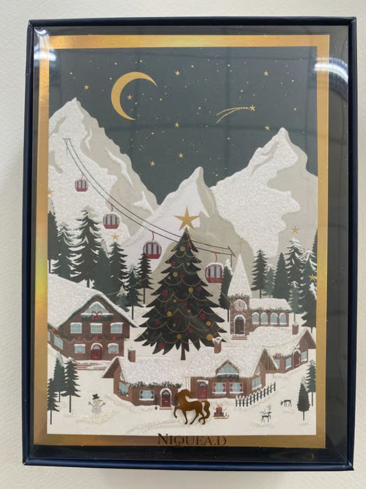 Alpine Village Christmas Card