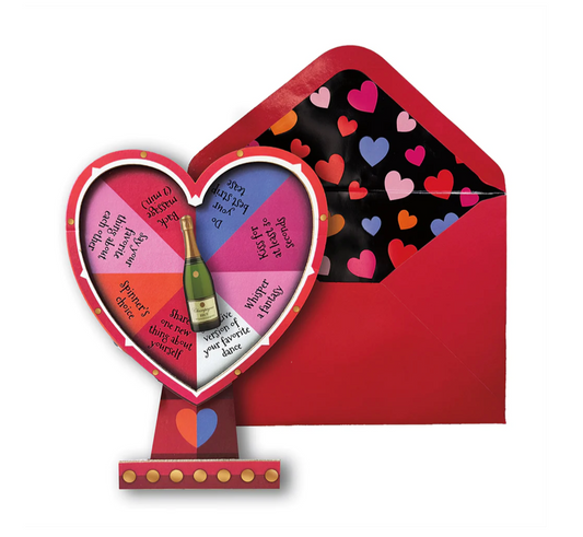 Flirty Spinner Game Valentine's Day Card