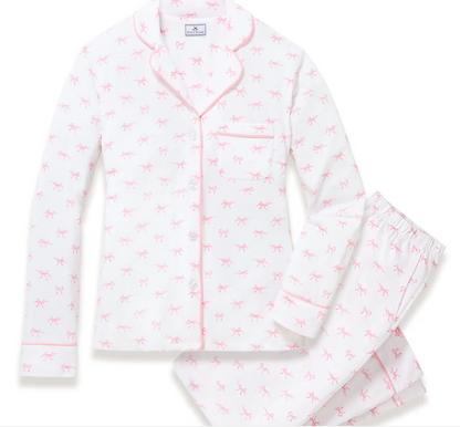 Women's Pima Pajama Set in Blushing Bows