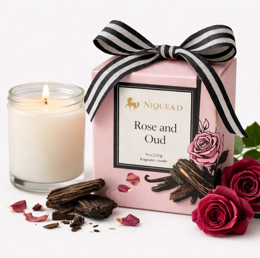 Rose and Oud Serenity Candle