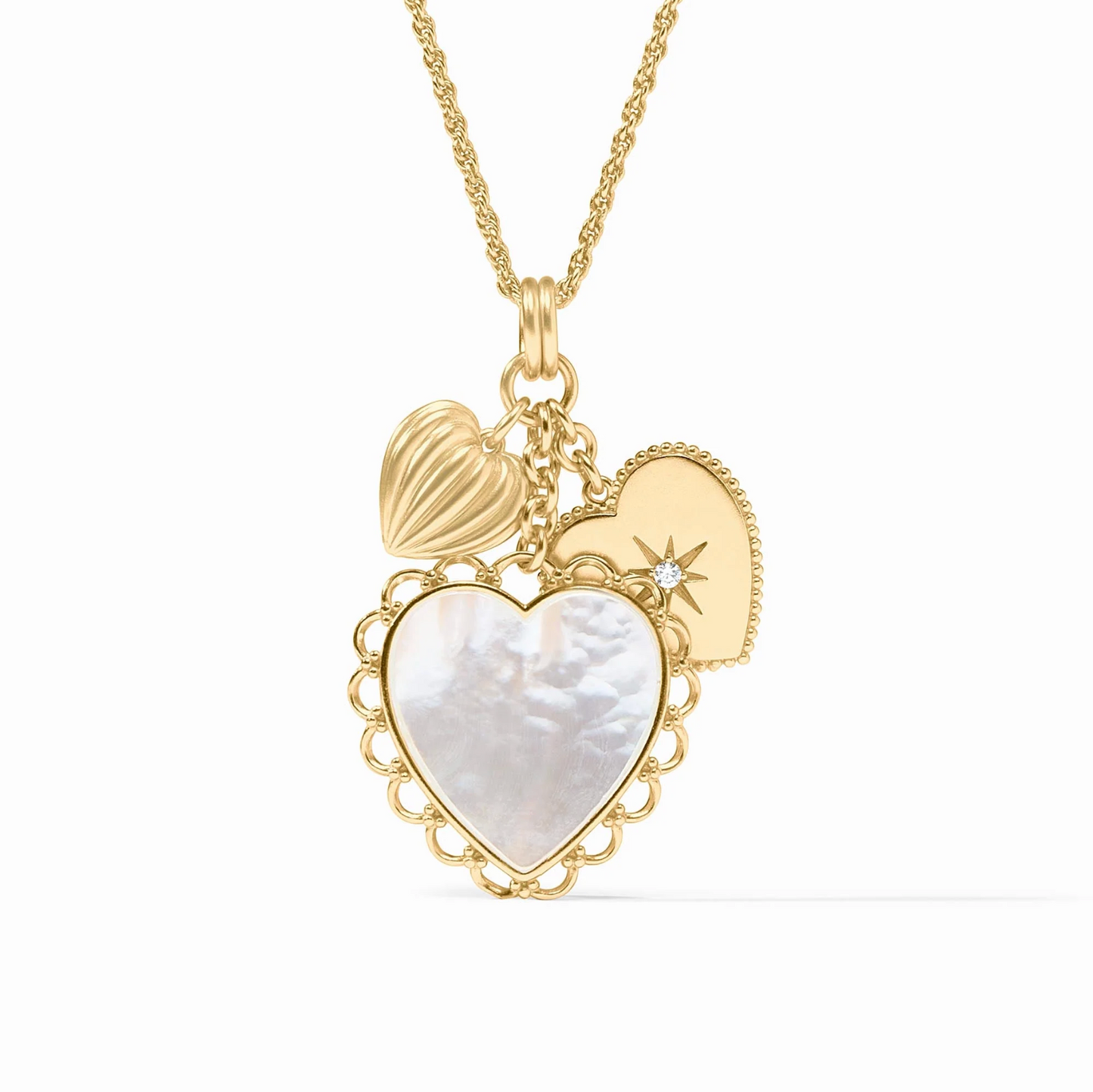 Heart Trio Charm Pendant