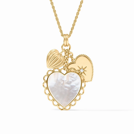 Heart Trio Charm Pendant