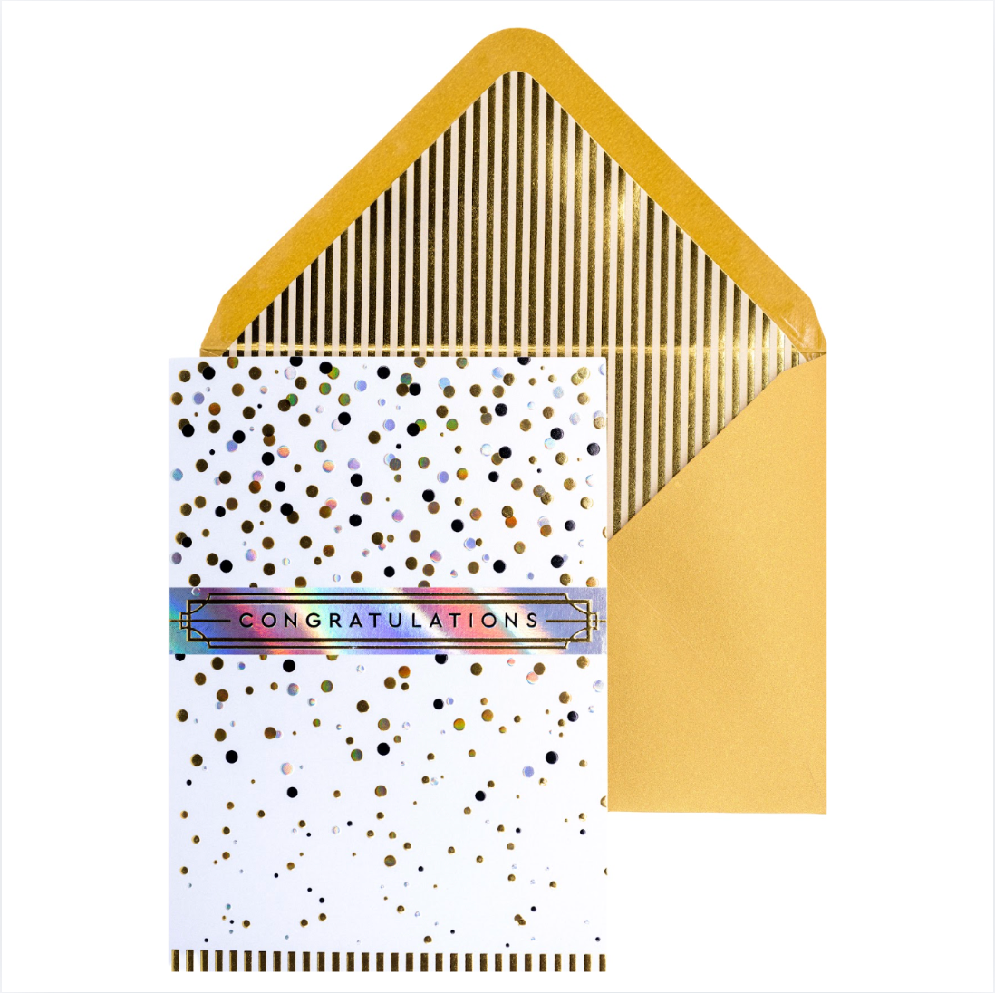 Dotted Confetti Congratulations Card NEW