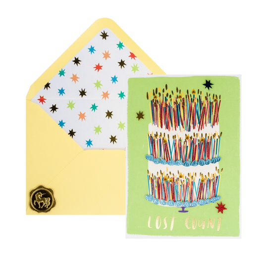 Lost Count Cake Birthday Card NEW