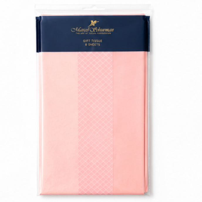 Tri Color Pastel Pink Tissue