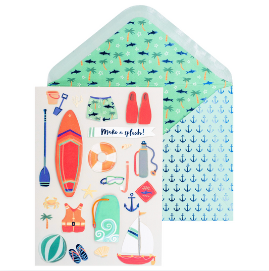 Surf's Up Birthday Card