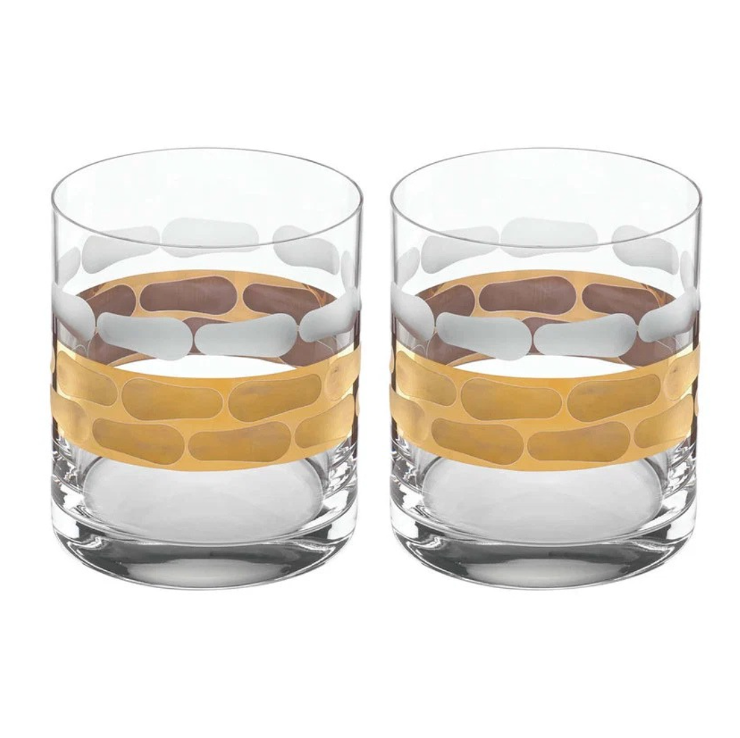 Truro Double Old Fashioned Set of 2 - Gold