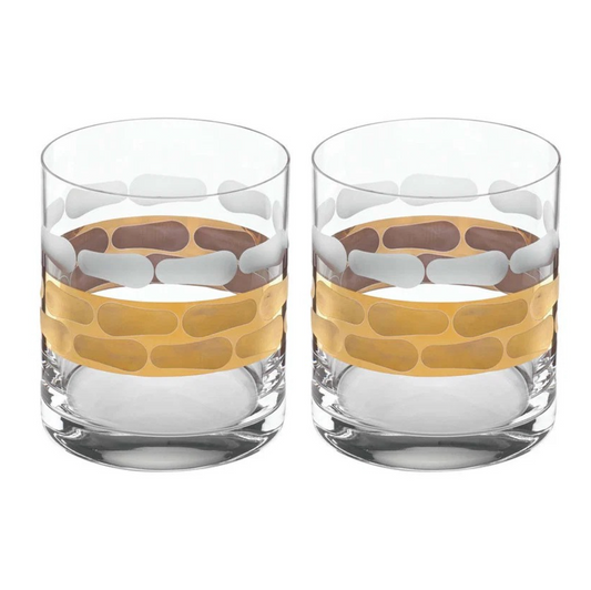 Truro Double Old Fashioned Set of 2 - Gold