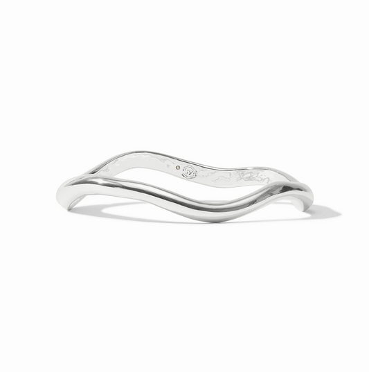Wave Bangle Silver