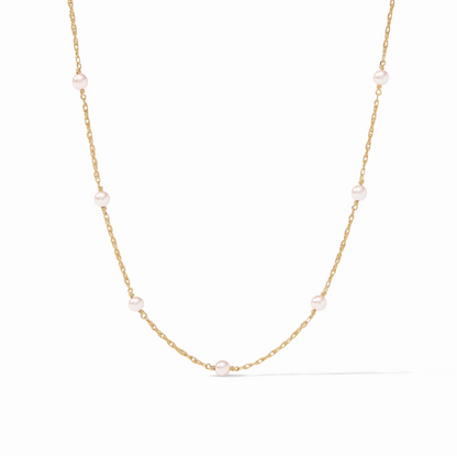 The Pink Delicate Station Necklace