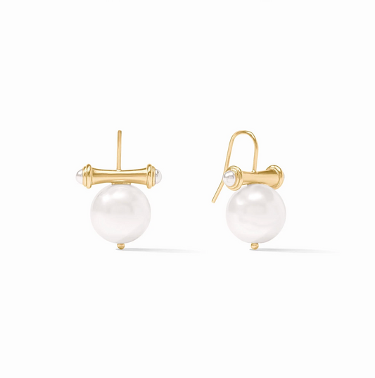 Bamboo Pearl Earring