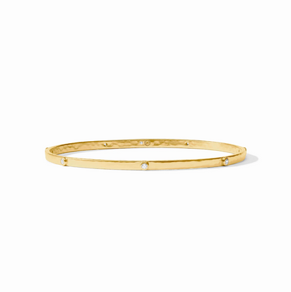 Crescent Stone Bangle