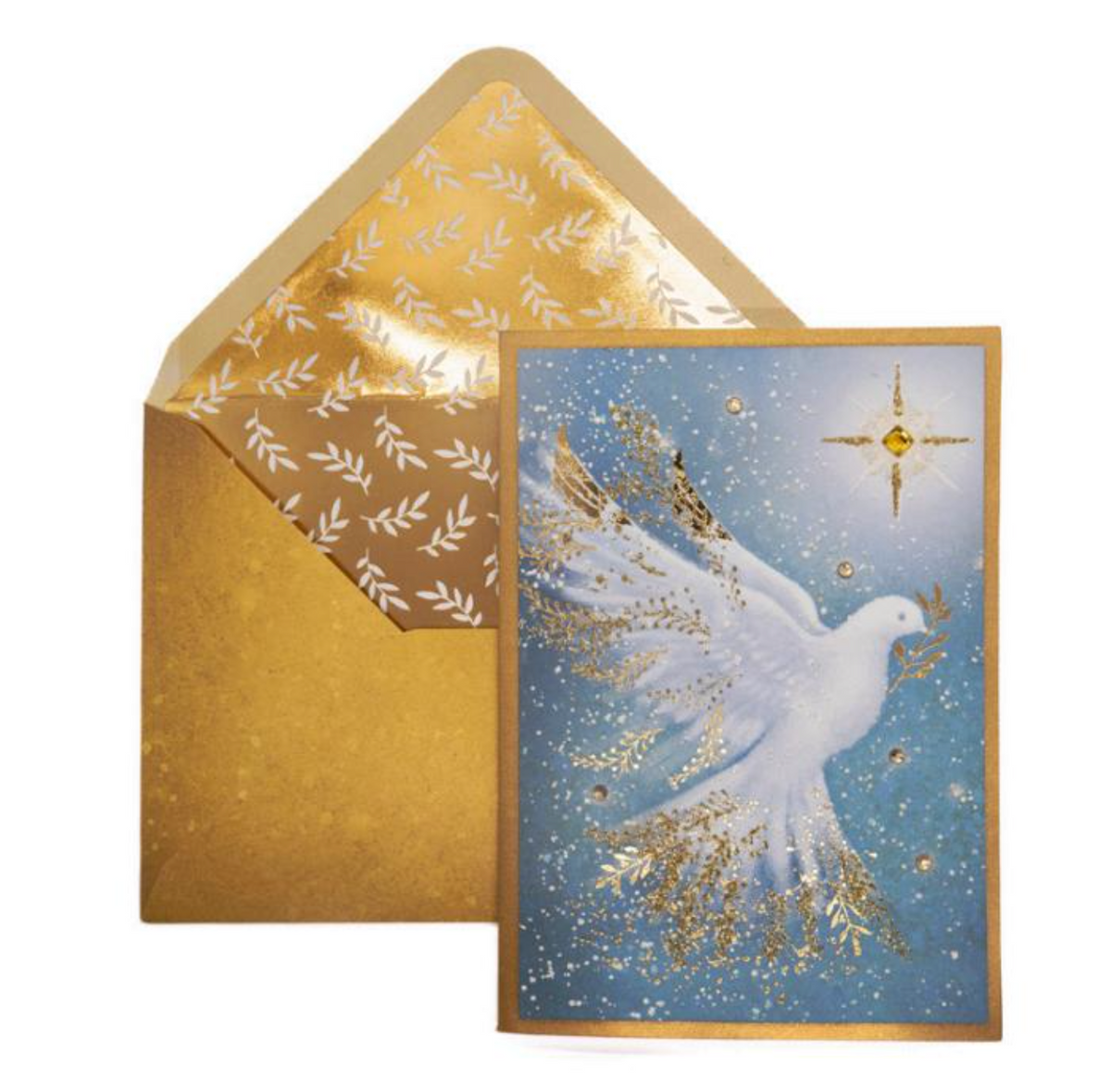 Sparkling Dove Christmas Card NEW