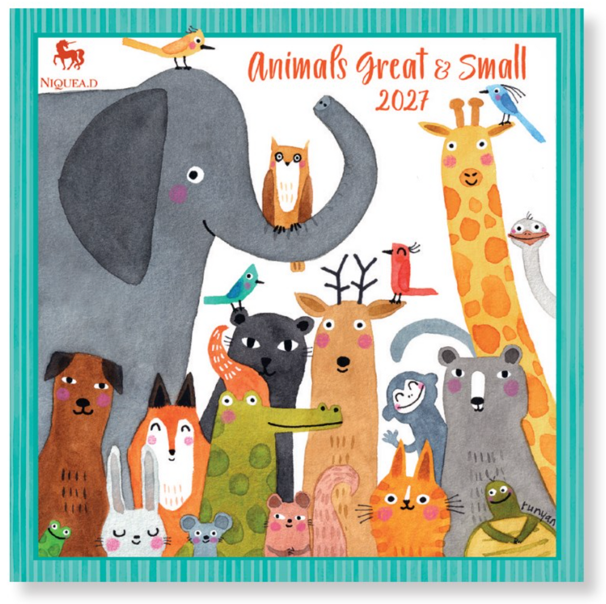 Animals Great and Small 2027 Wall Calendar