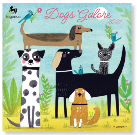 Dogs Galore 2027 Wall Calendar