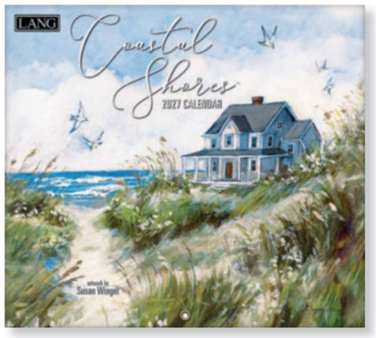 Coastal Shores 2027 Wall Calendar