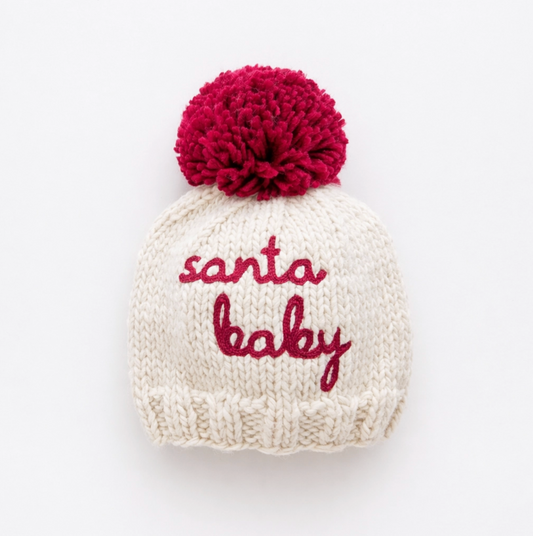 Santa Baby Natural Beanie Hat For Baby & Kids
