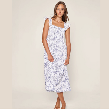 Women's Clara Nightgown in Timeless Toile