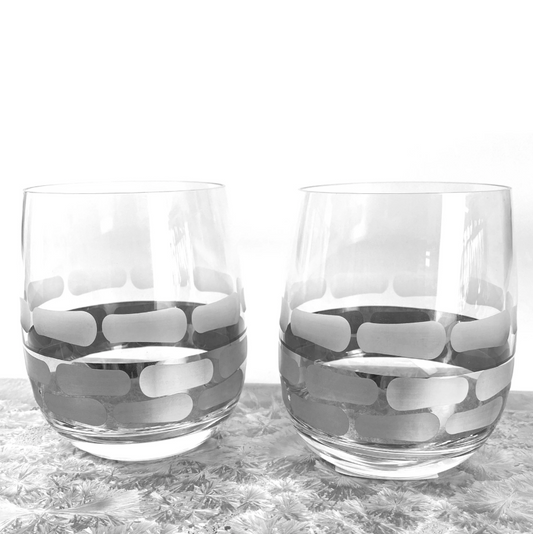 Truro Stemless Wine Set of 2 - Platinum