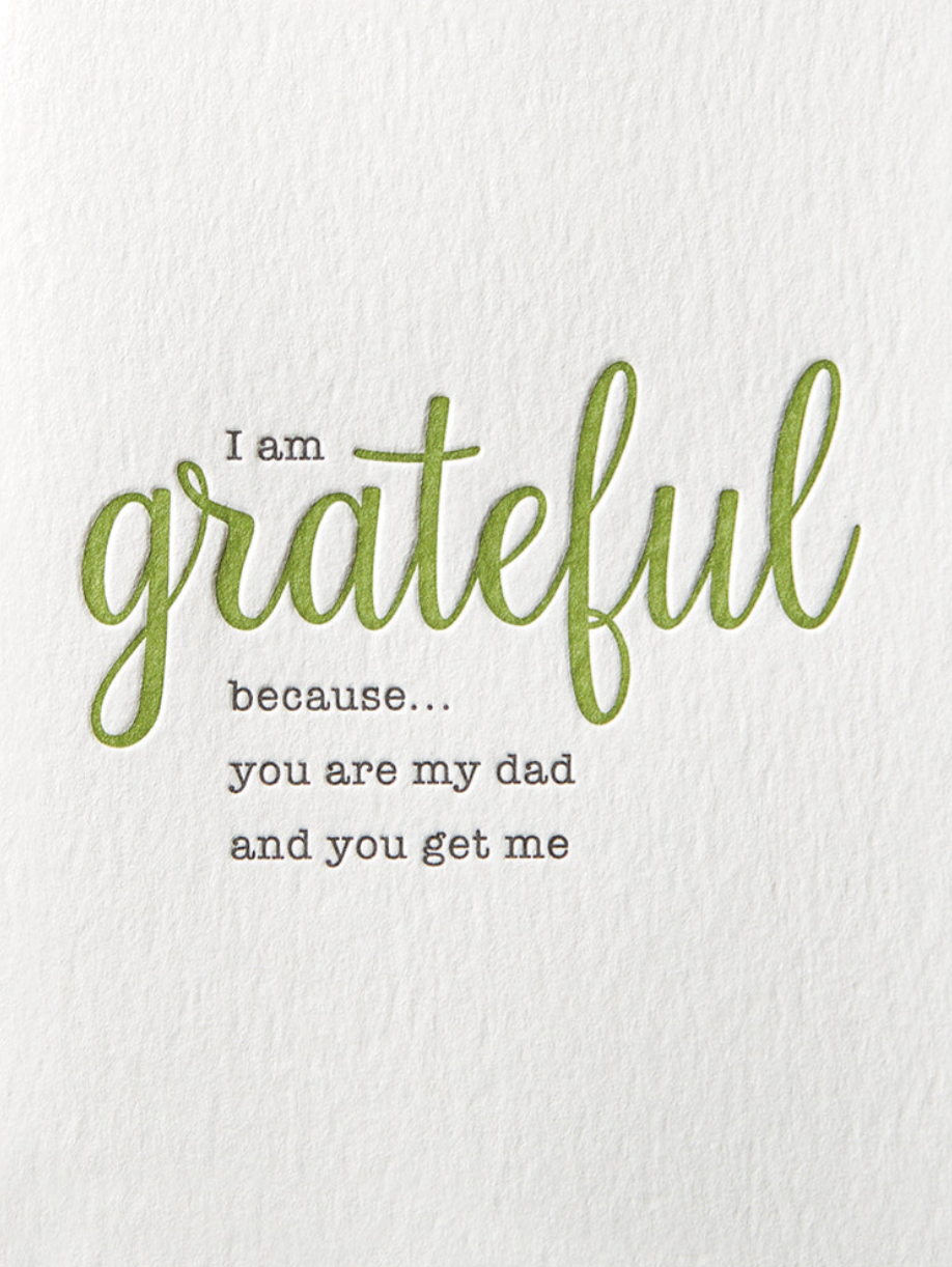Grateful Dad Greeting Card