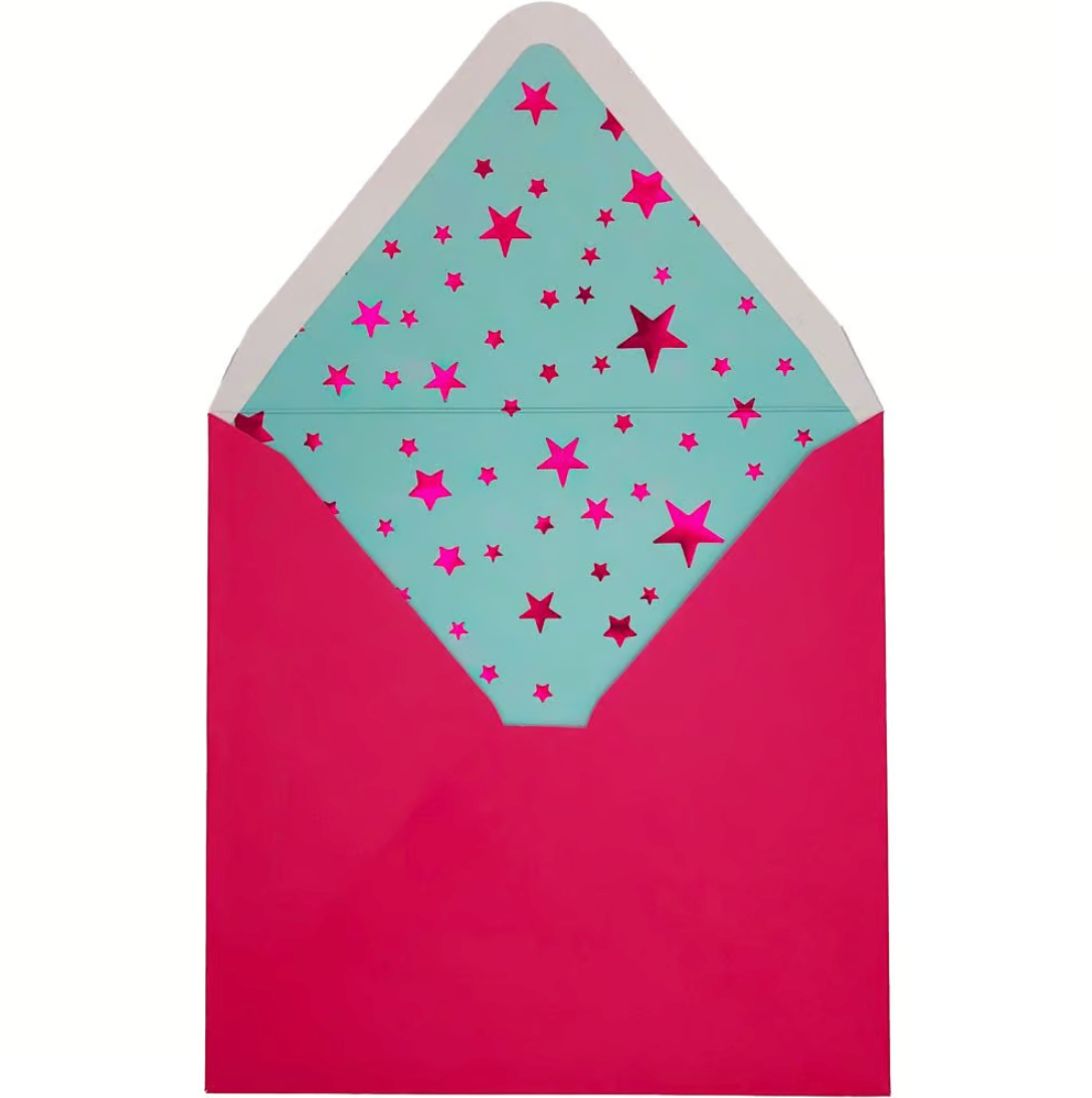 Dog in Flamingo Glasses Birthday Card