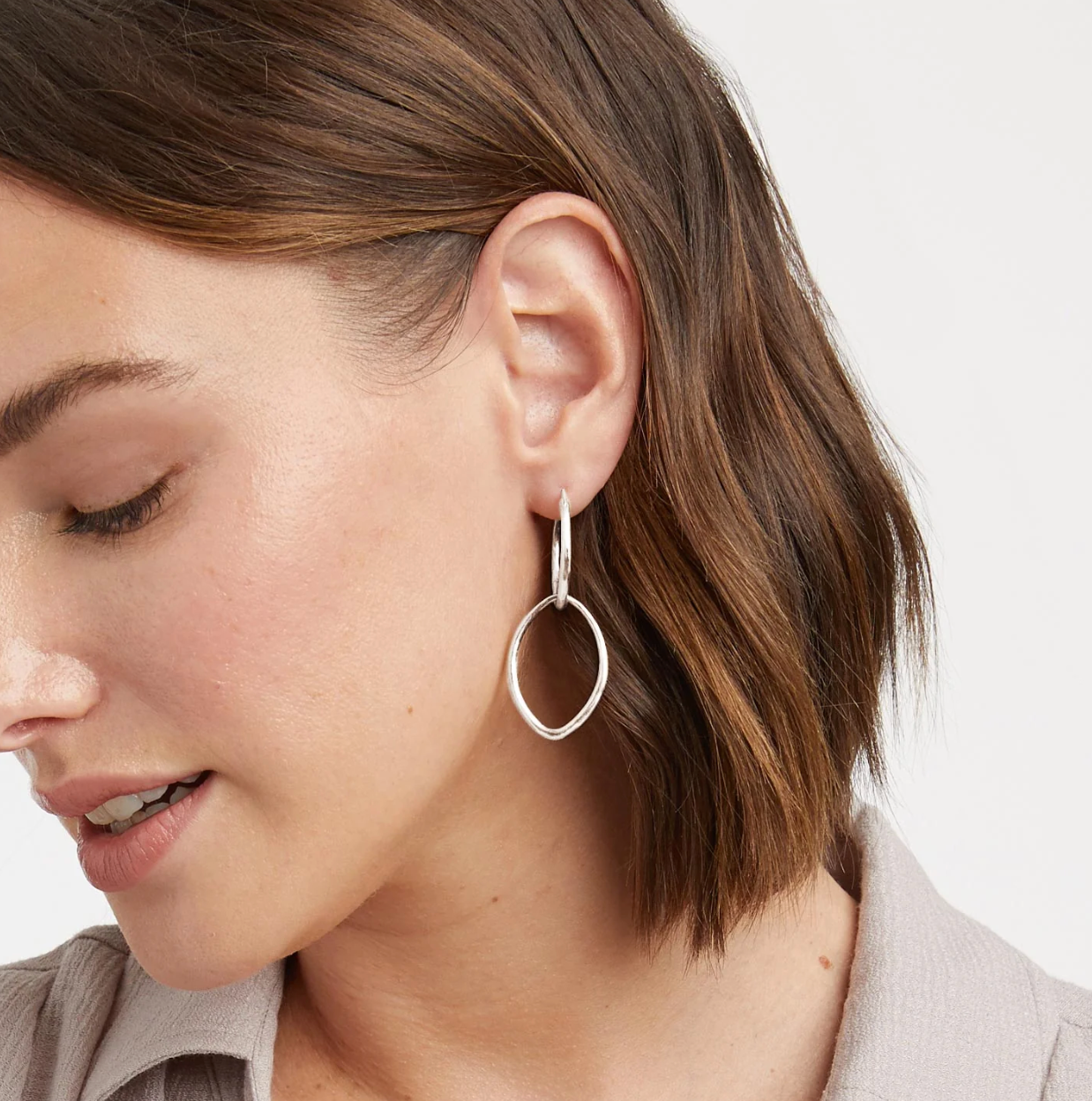 Fleur-de-Lis 2-in-1 Earring