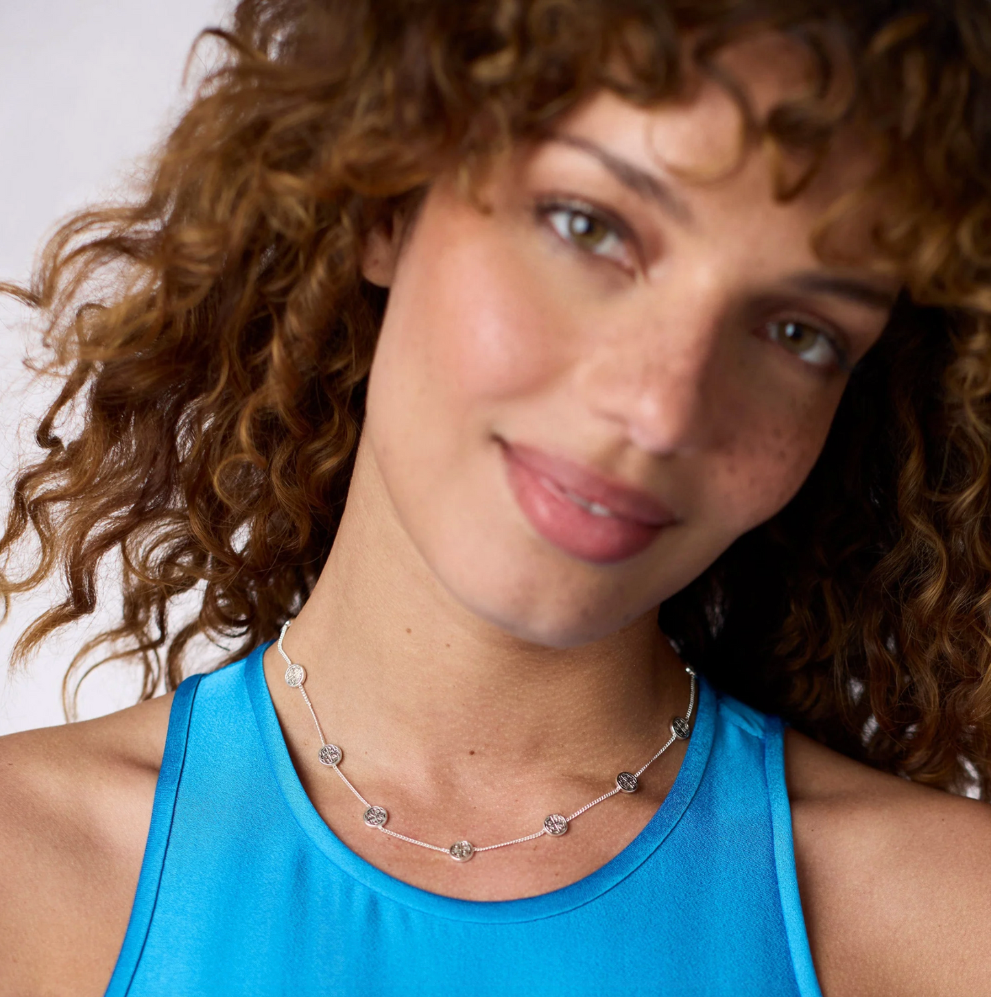 Valencia Delicate Station Necklace