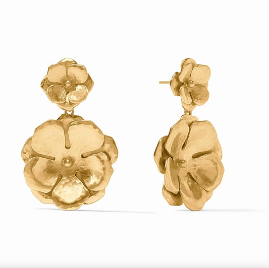 Bloom Hoop & Charm Earring