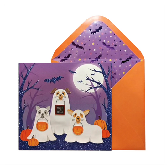Ghost Animals Halloween Card