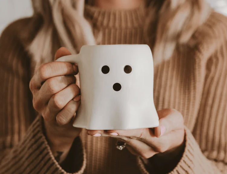 Ghost 12 oz Mug - White