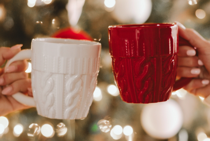 Cream Sweater Coffee Mug