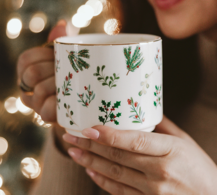 Holiday Greenery Coffee Mug