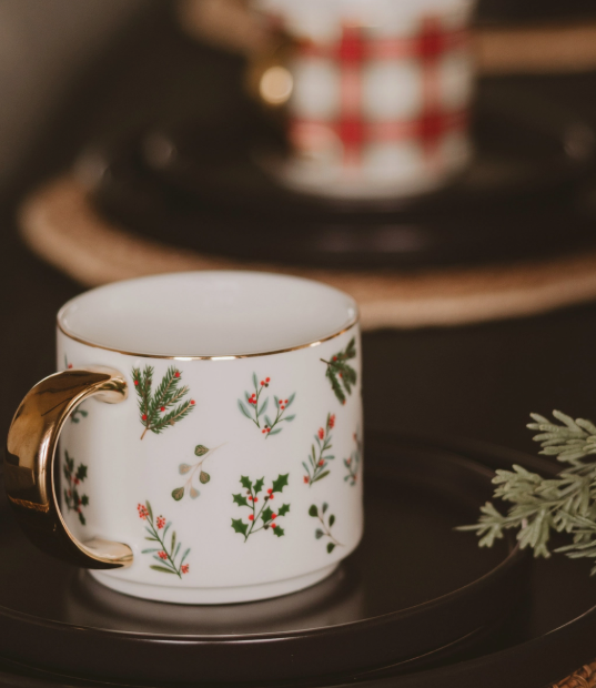 Holiday Greenery Coffee Mug