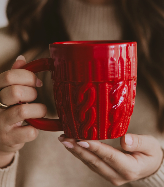 Red Sweater Coffee Mug